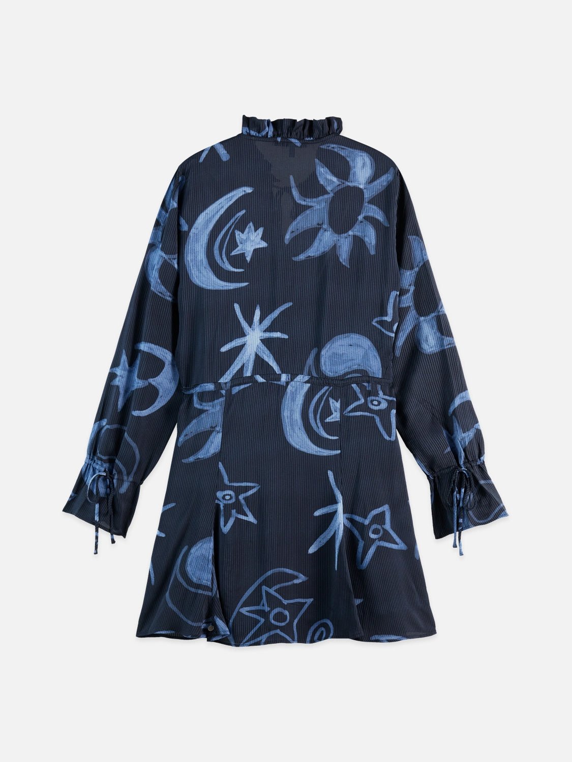 Printed Long Sleeve Mini Dress - Scotch & Soda South Africa