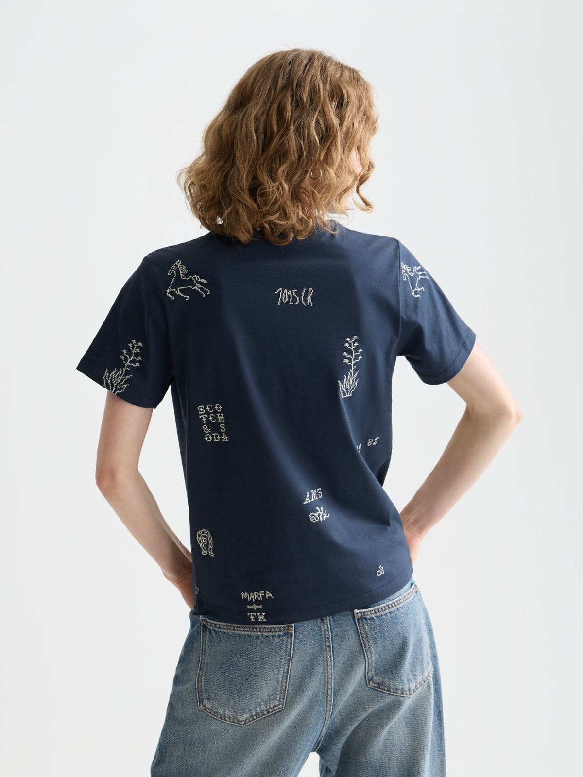Printed Regular Fit T-Shirt - Scotch & Soda South Africa