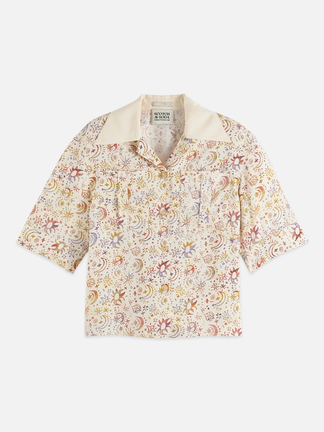 Printed Short Sleeve Shirt - Scotch & Soda South Africa