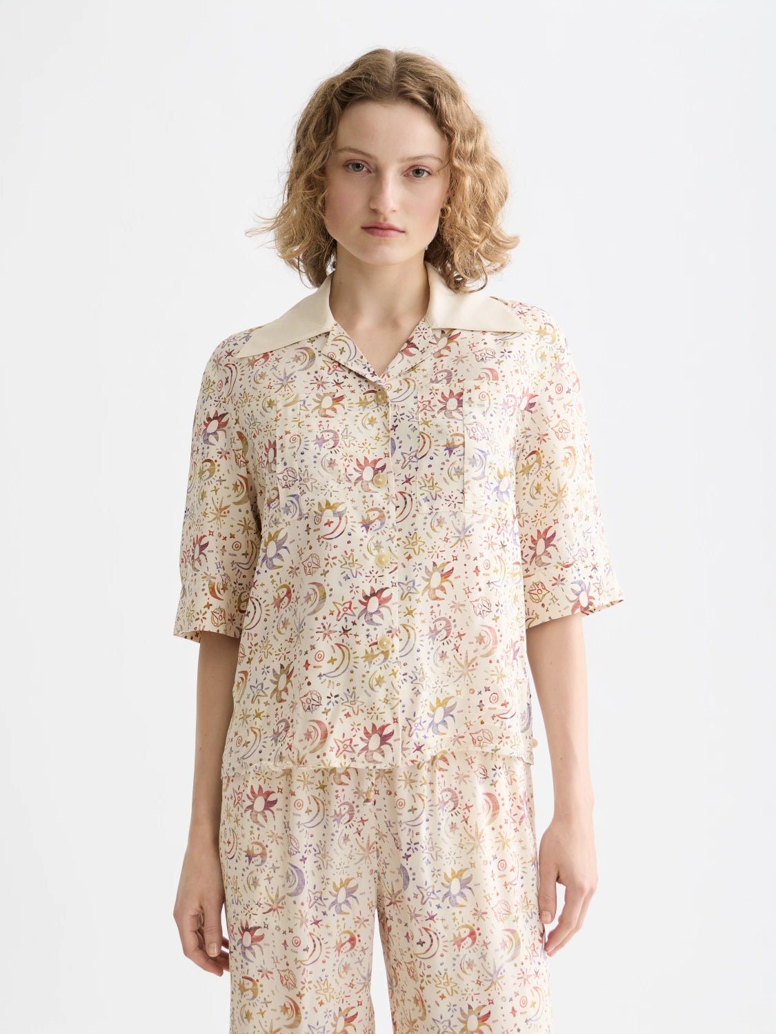 Printed Short Sleeve Shirt - Scotch & Soda South Africa