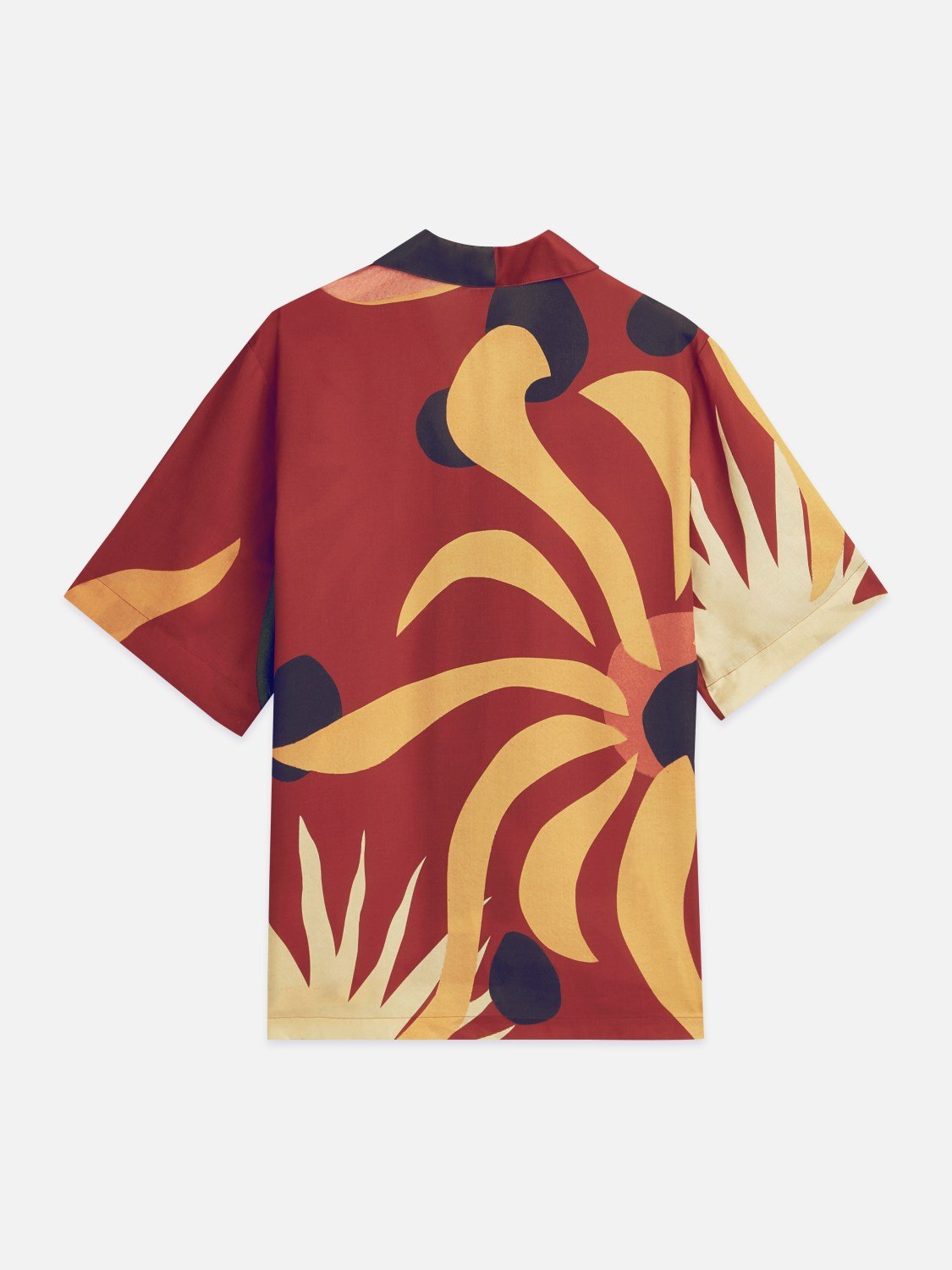 Printed Short Sleeved Relaxed Fit Shirt - Scotch & Soda South Africa