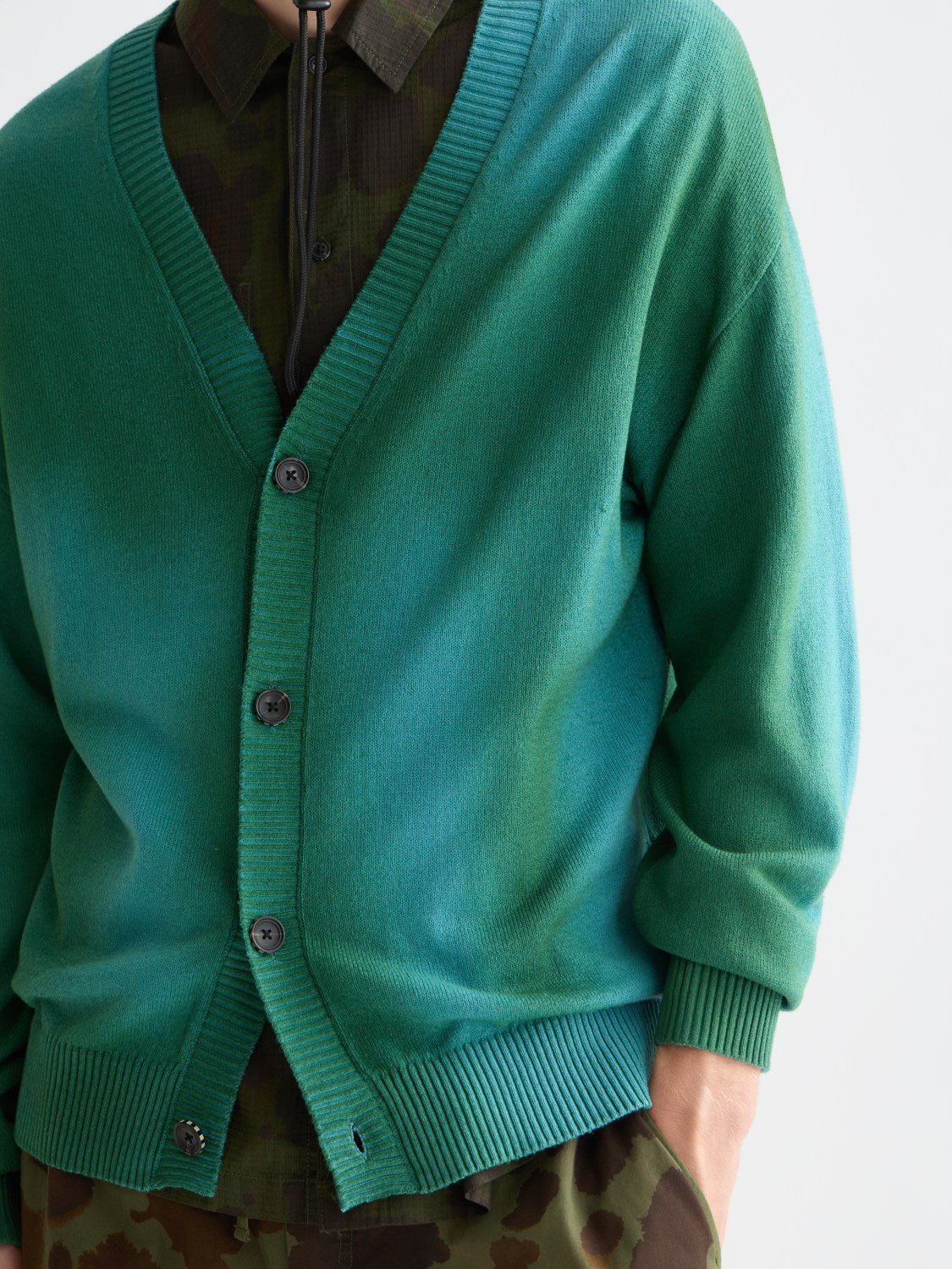 Printed Two Color Relaxedfit Cardigan - Scotch & Soda South Africa