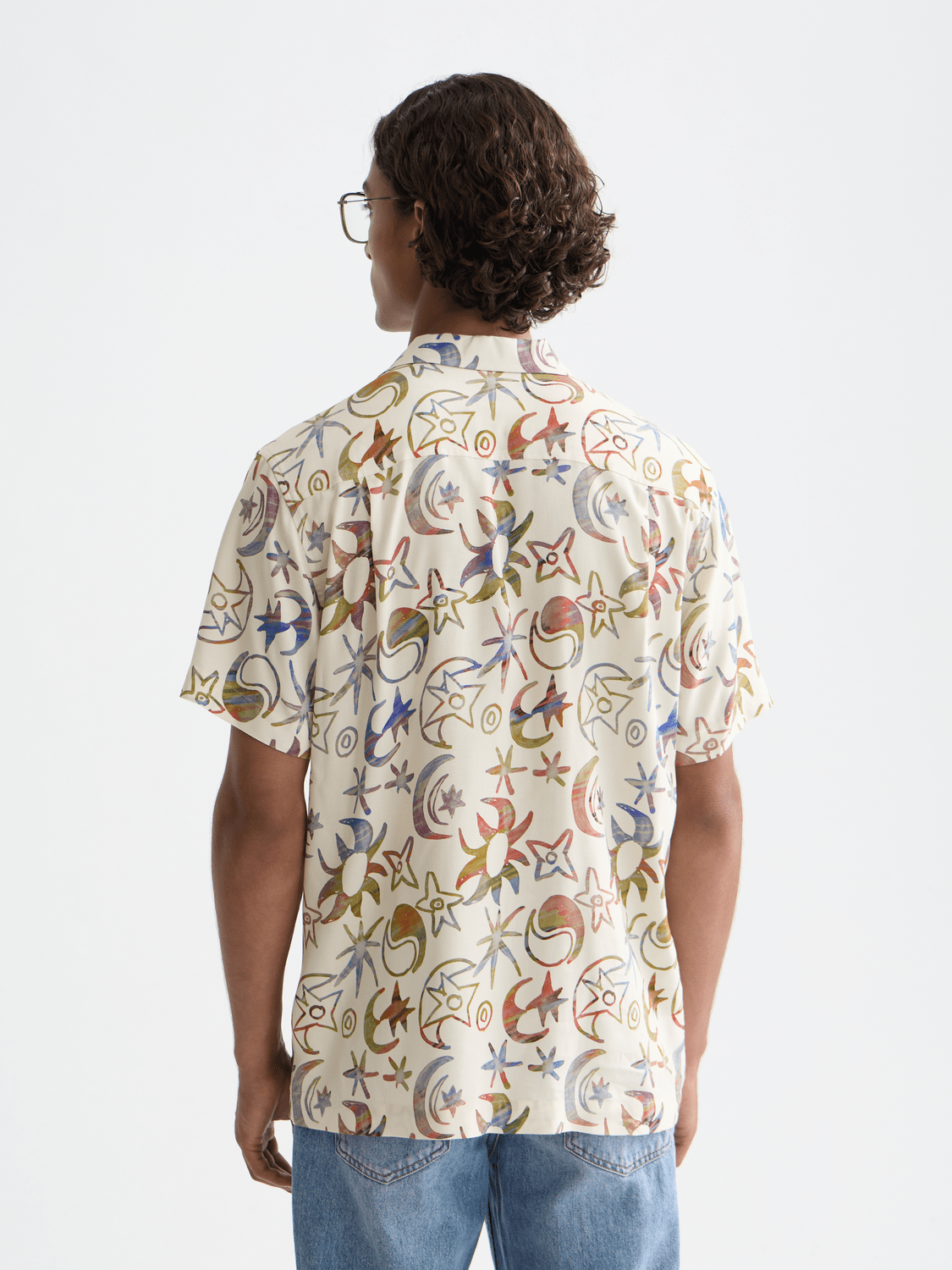 Printed Viscose Short-Sleeve Shirt - Scotch & Soda South Africa