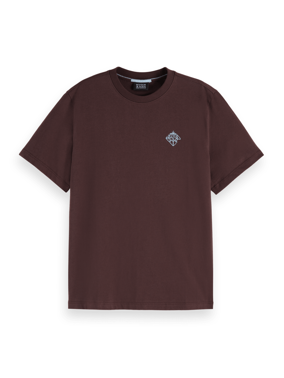 Regular Fit T-Shirt With Chest Artwork - Scotch & Soda South Africa