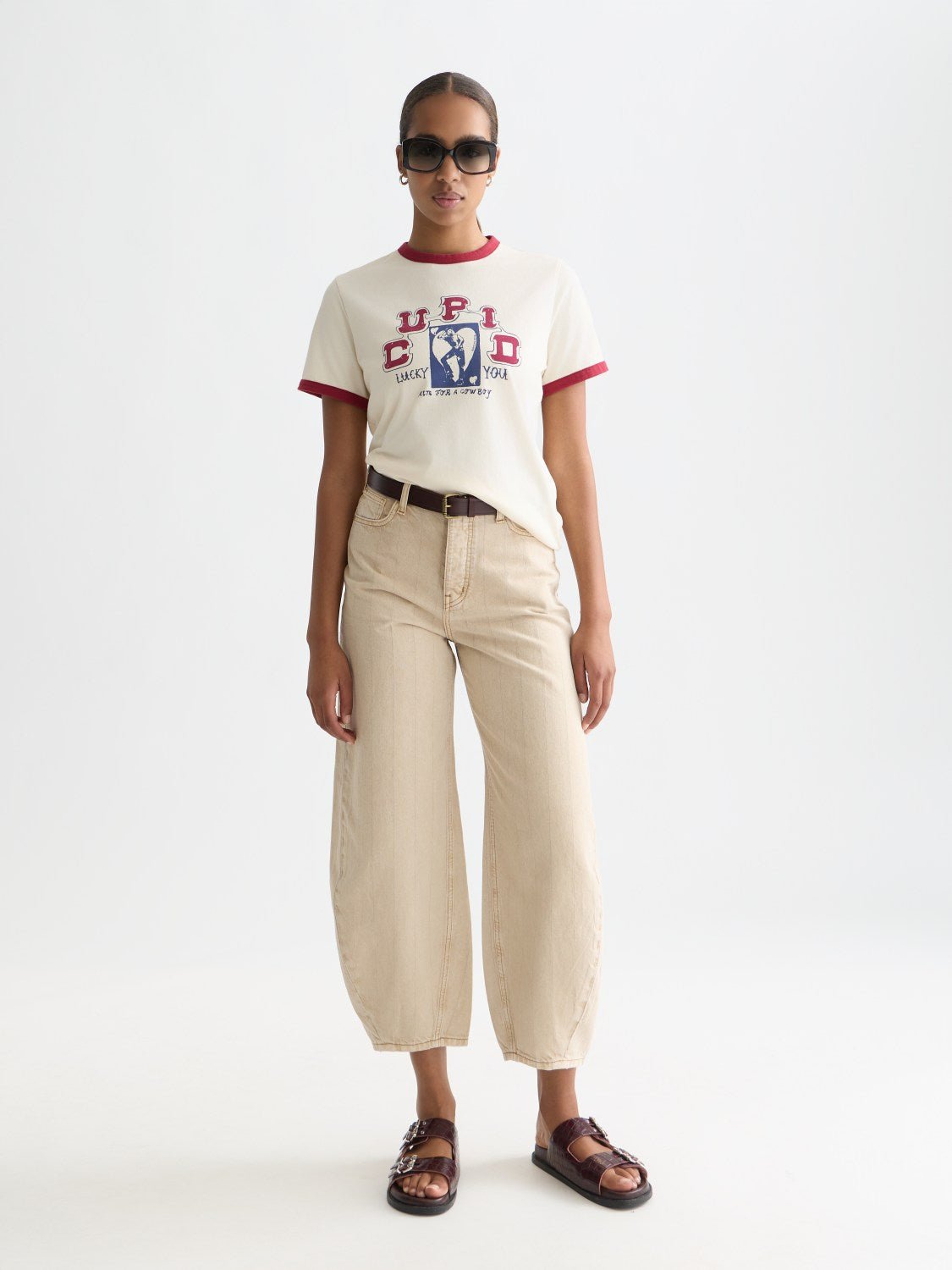 Regular-Fit T-Shirt With Contrast Binding - Scotch & Soda South Africa