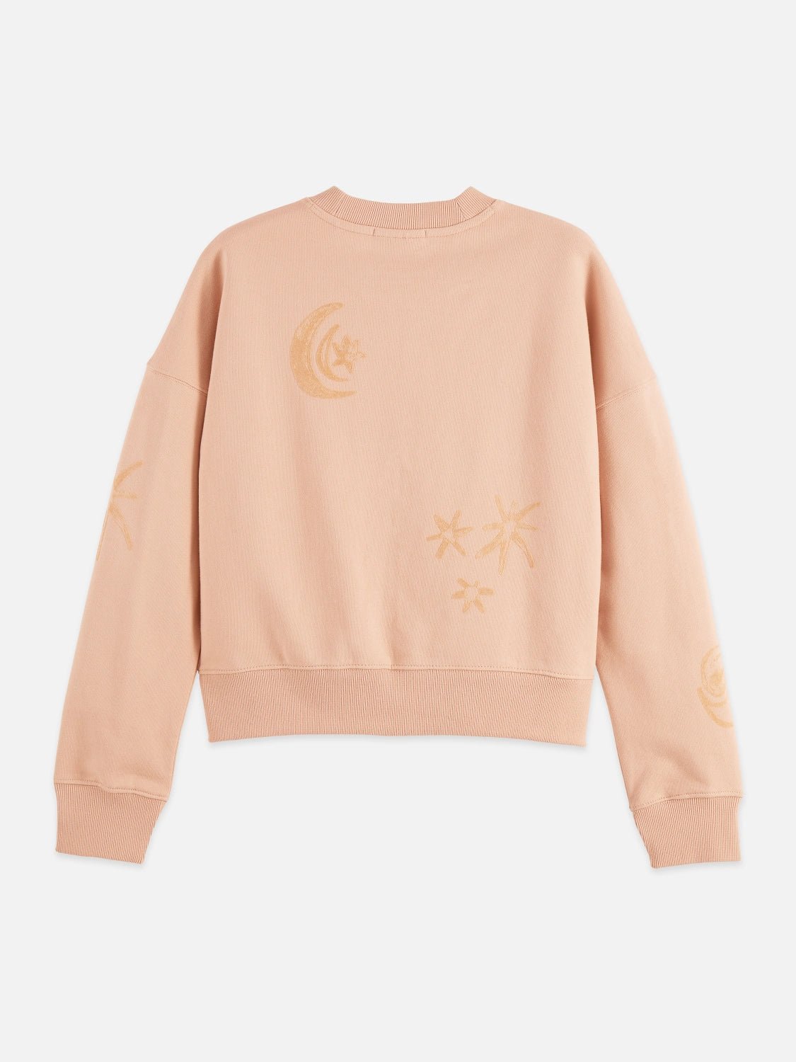 Relaxed Fit Sweatshirt With Flock Print - Scotch & Soda South Africa