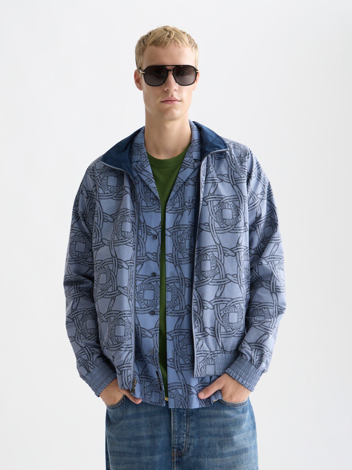 Reversible Printed Jacket - Scotch & Soda South Africa