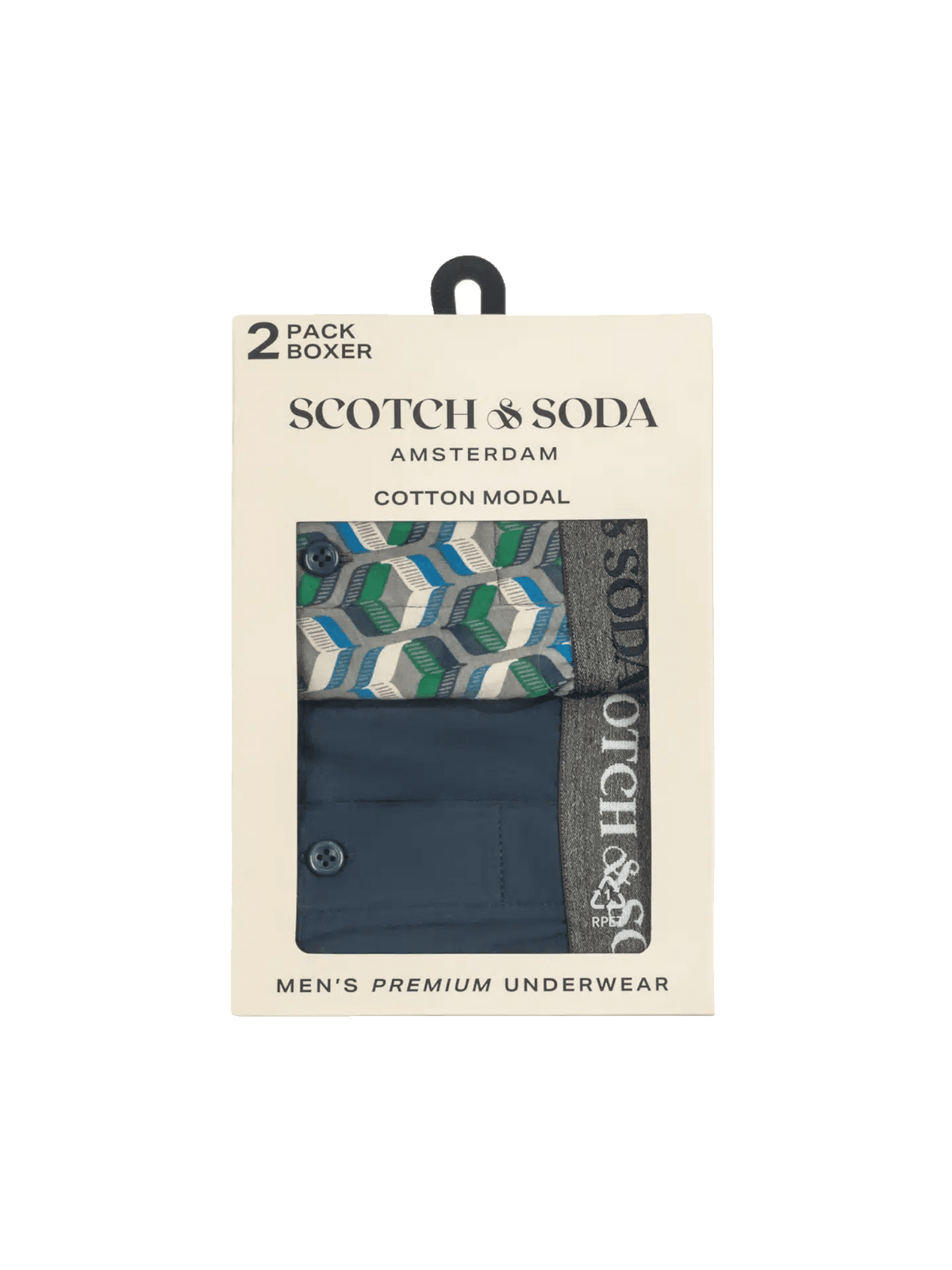 Scotch & Soda Sp25 Men'S 2Pk Modal Knit Boxer - Mainline Fas - Scotch & Soda South Africa