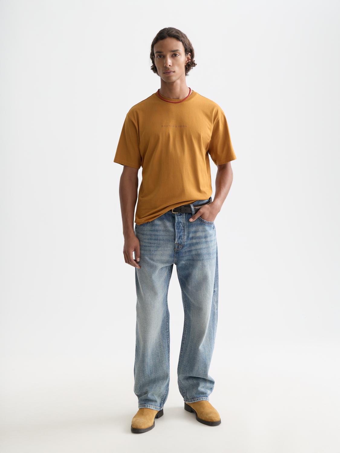 Seasonal Core Chest Artwork Relaxed-Fit T-Shirt - Scotch & Soda South Africa