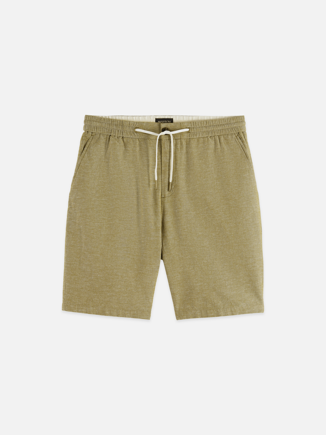 Seasonal Core Fave Cotton Linen Regular-Fit Chino Shorts - Scotch & Soda South Africa