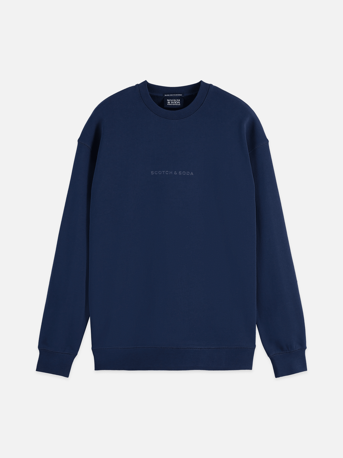 Seasonal Core Front Chest Logo Relaxed-Fit Sweatshirt - Scotch & Soda South Africa