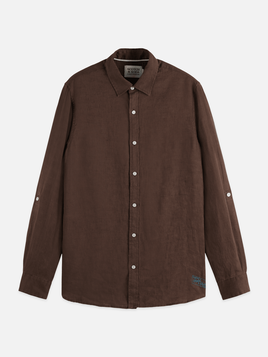 Seasonal Core Linen Regular-Fit Shirt - Scotch & Soda South Africa