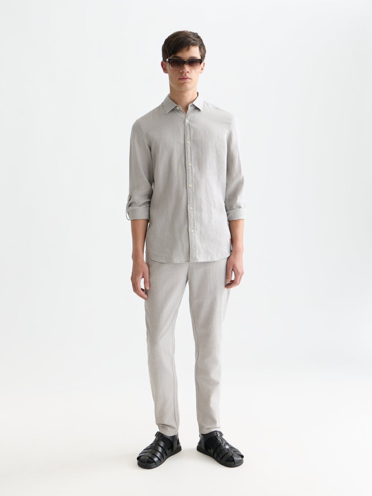 Seasonal Core Linen Regular-Fit Shirt - Scotch & Soda South Africa