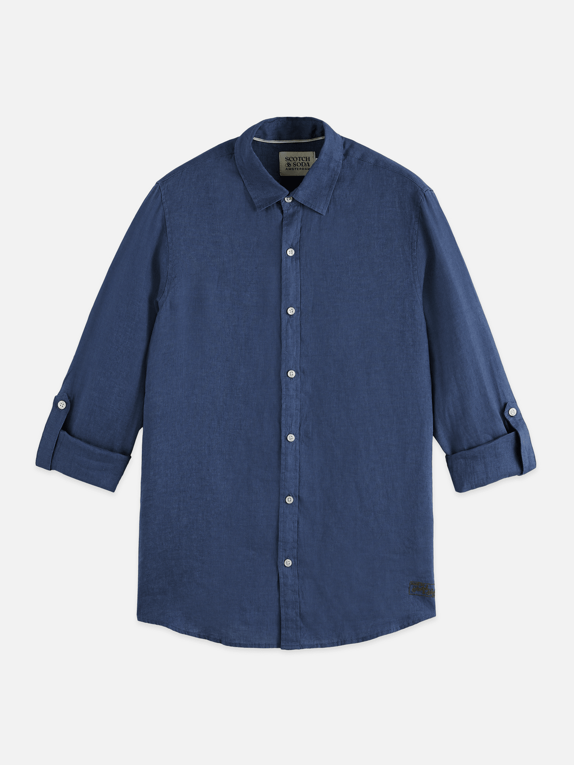 Seasonal Core Linen Regular-Fit Shirt - Scotch & Soda South Africa