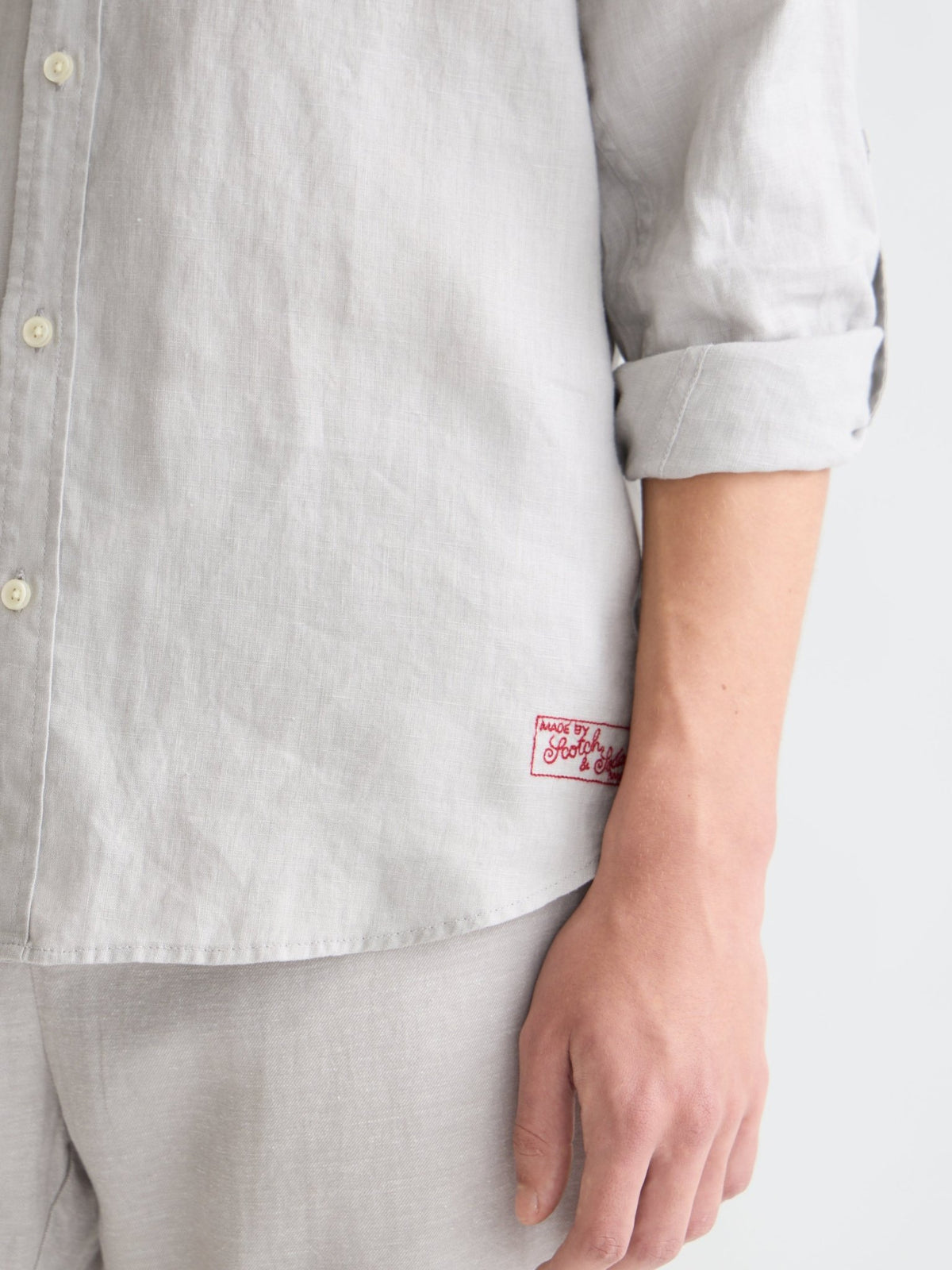 Seasonal Core Linen Regular-Fit Shirt - Scotch & Soda South Africa