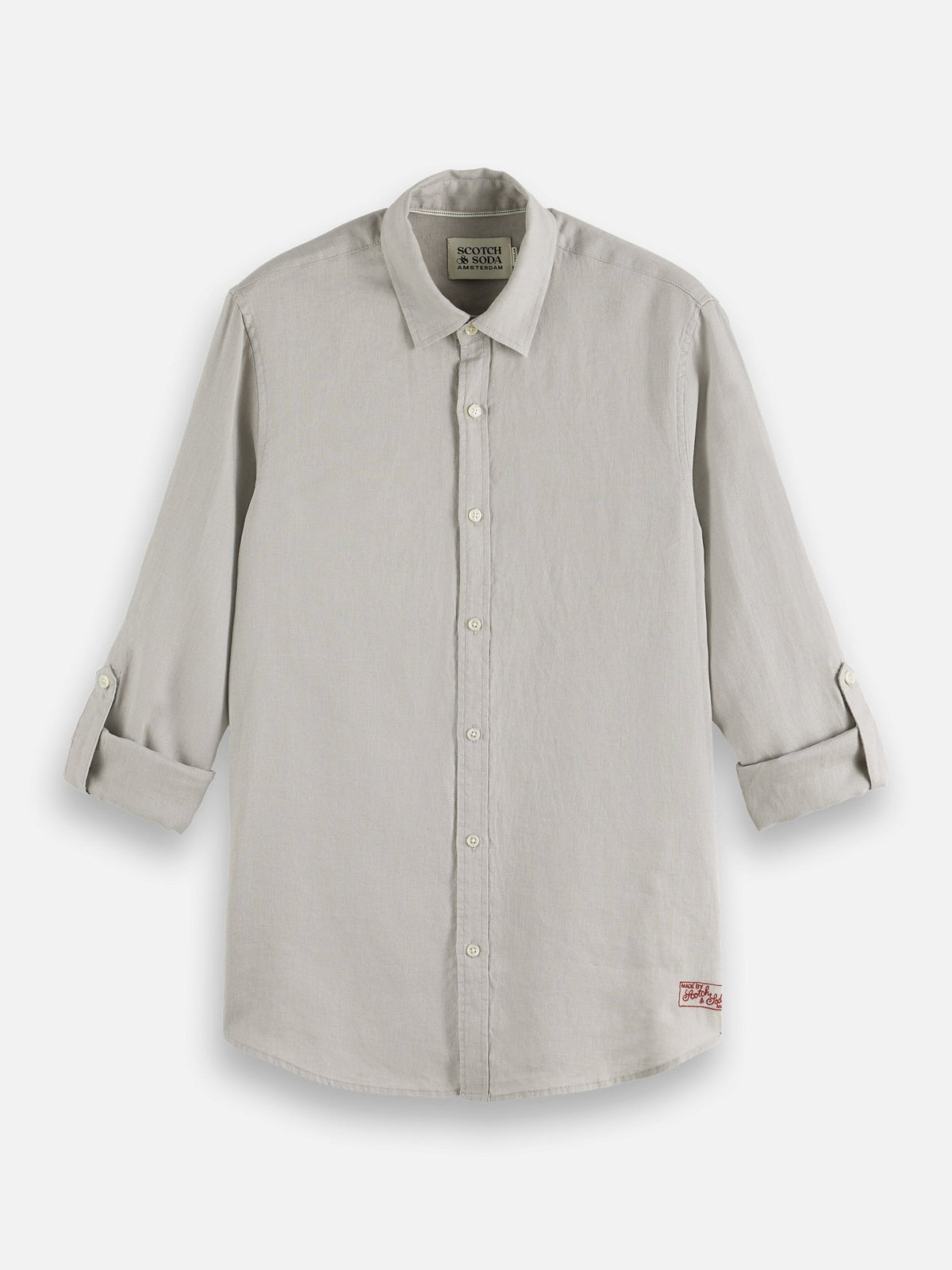 Seasonal Core Linen Regular-Fit Shirt - Scotch & Soda South Africa