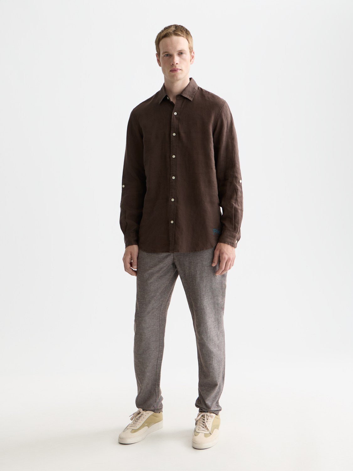Seasonal Core Linen Regular-Fit Shirt - Scotch & Soda South Africa