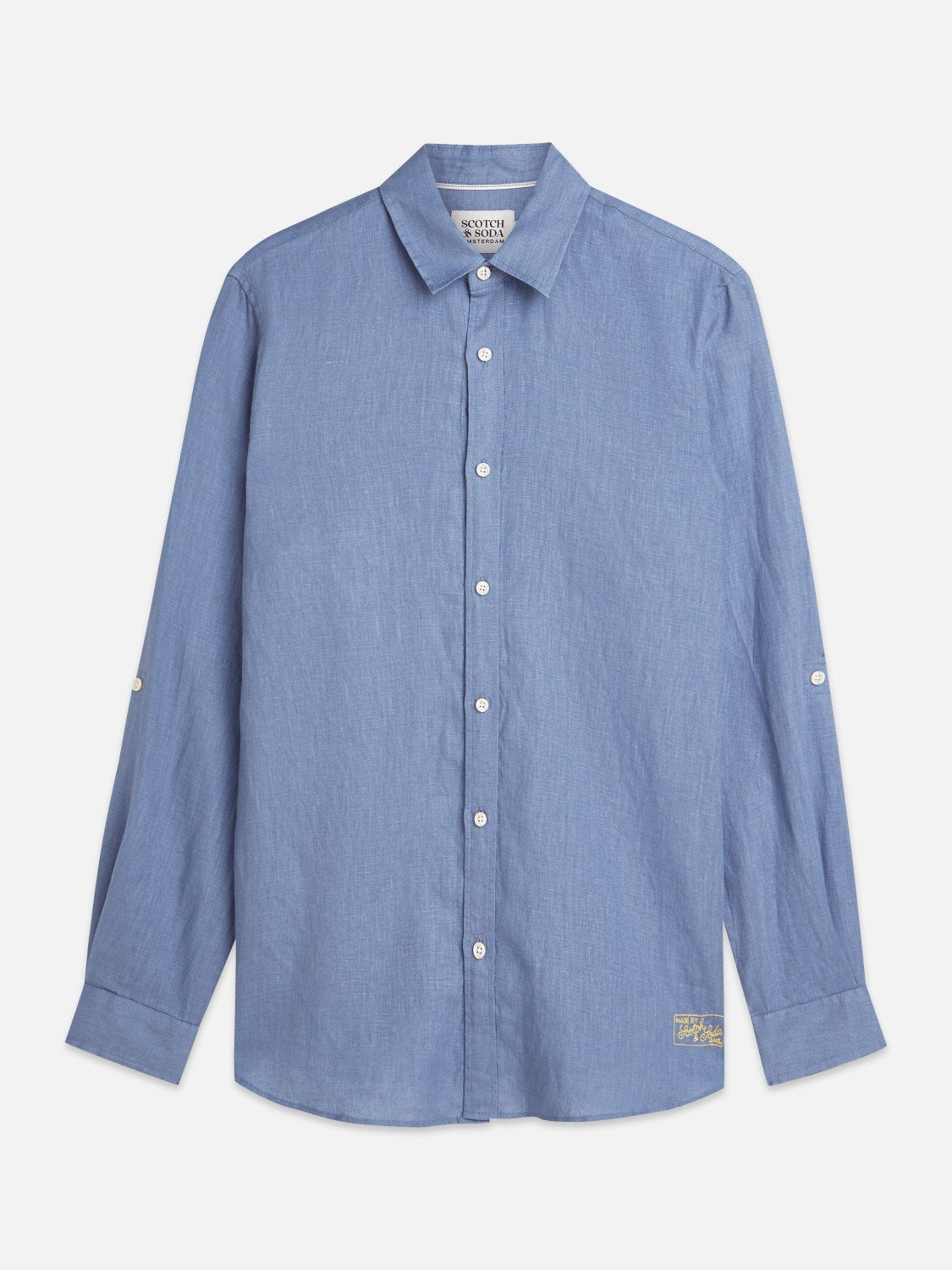 Seasonal Core Linen Regularfit Shirt - Scotch & Soda South Africa