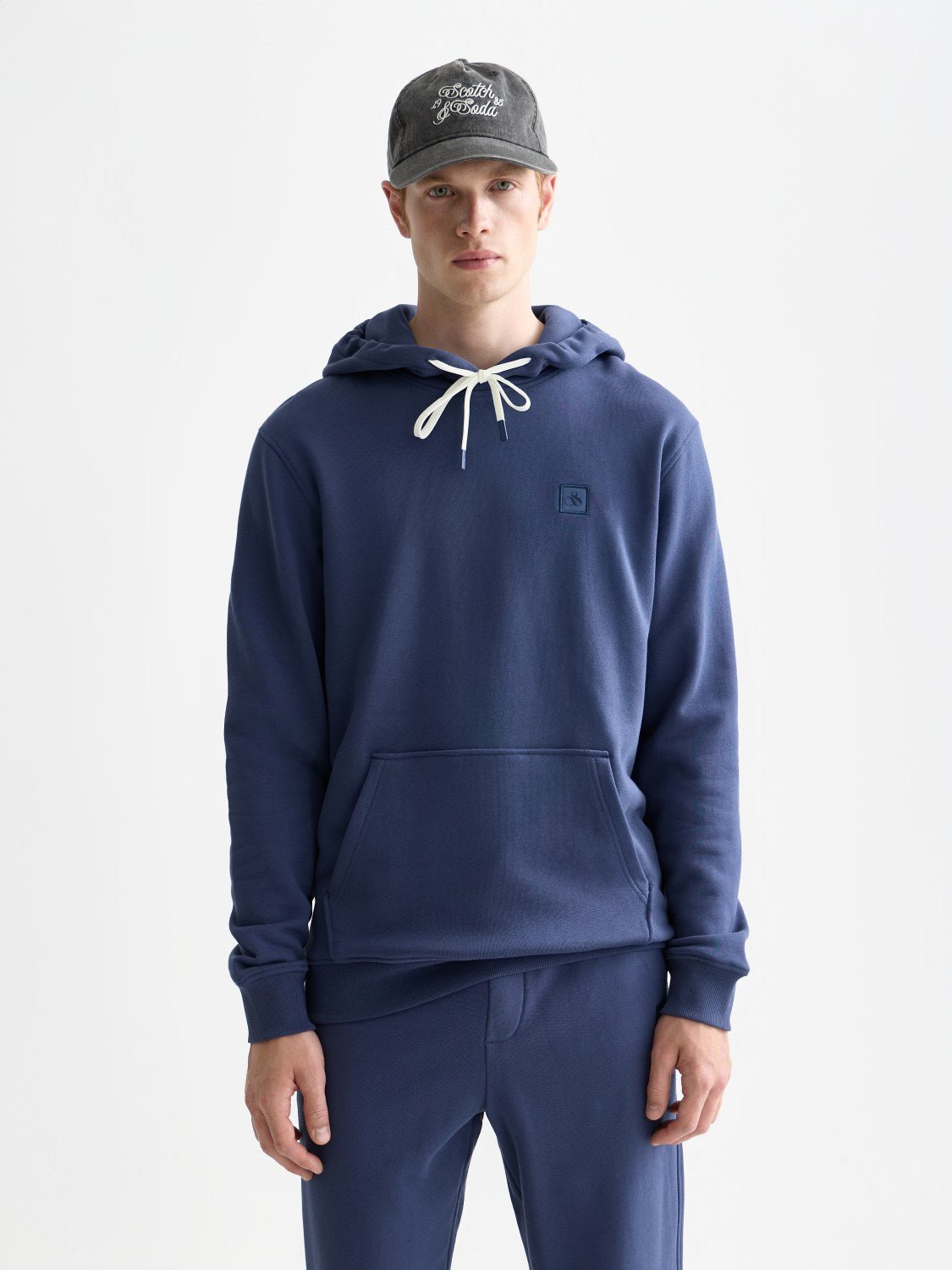 Seasonal Core Logo Badge Regular-Fit Hoodie - Scotch & Soda South Africa