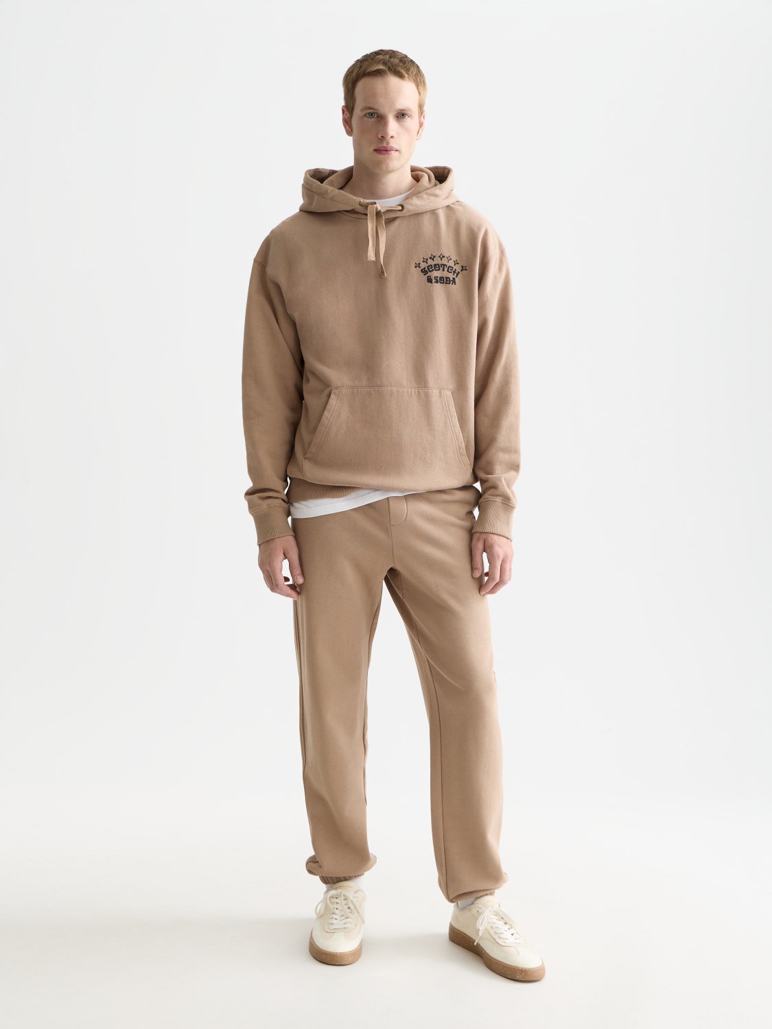 Seasonal Core Logo Badge Regular-Fit Sweatpants - Scotch & Soda South Africa