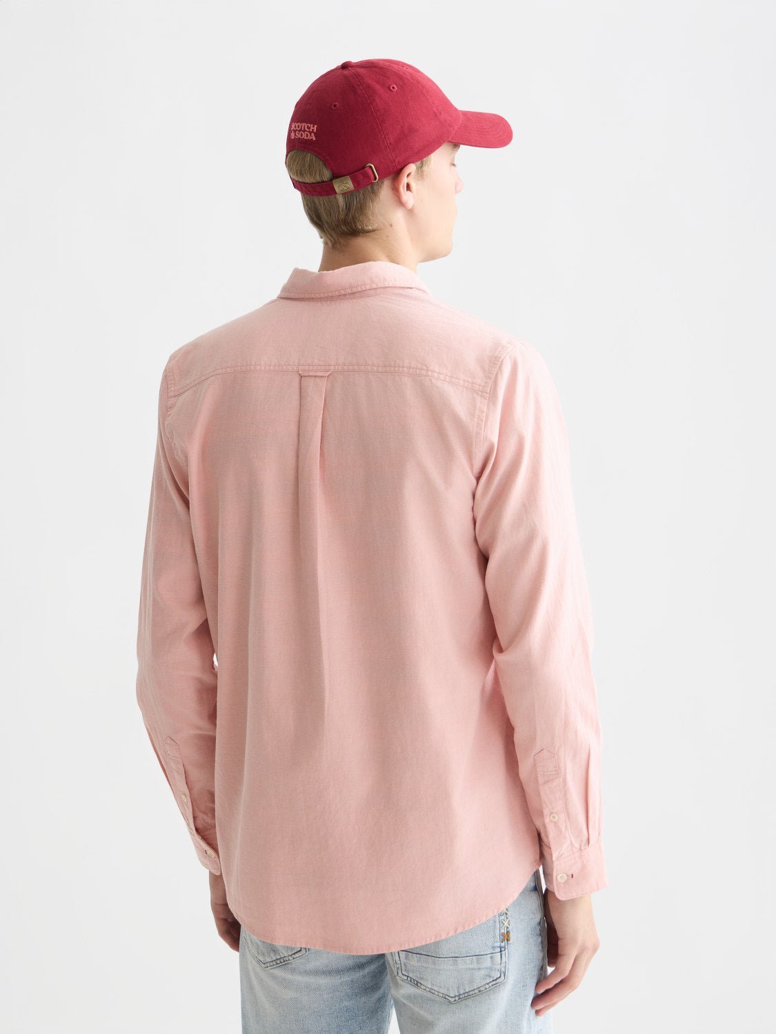 Seasonal Core Oxford Solid Regularfit Shirt - Scotch & Soda South Africa