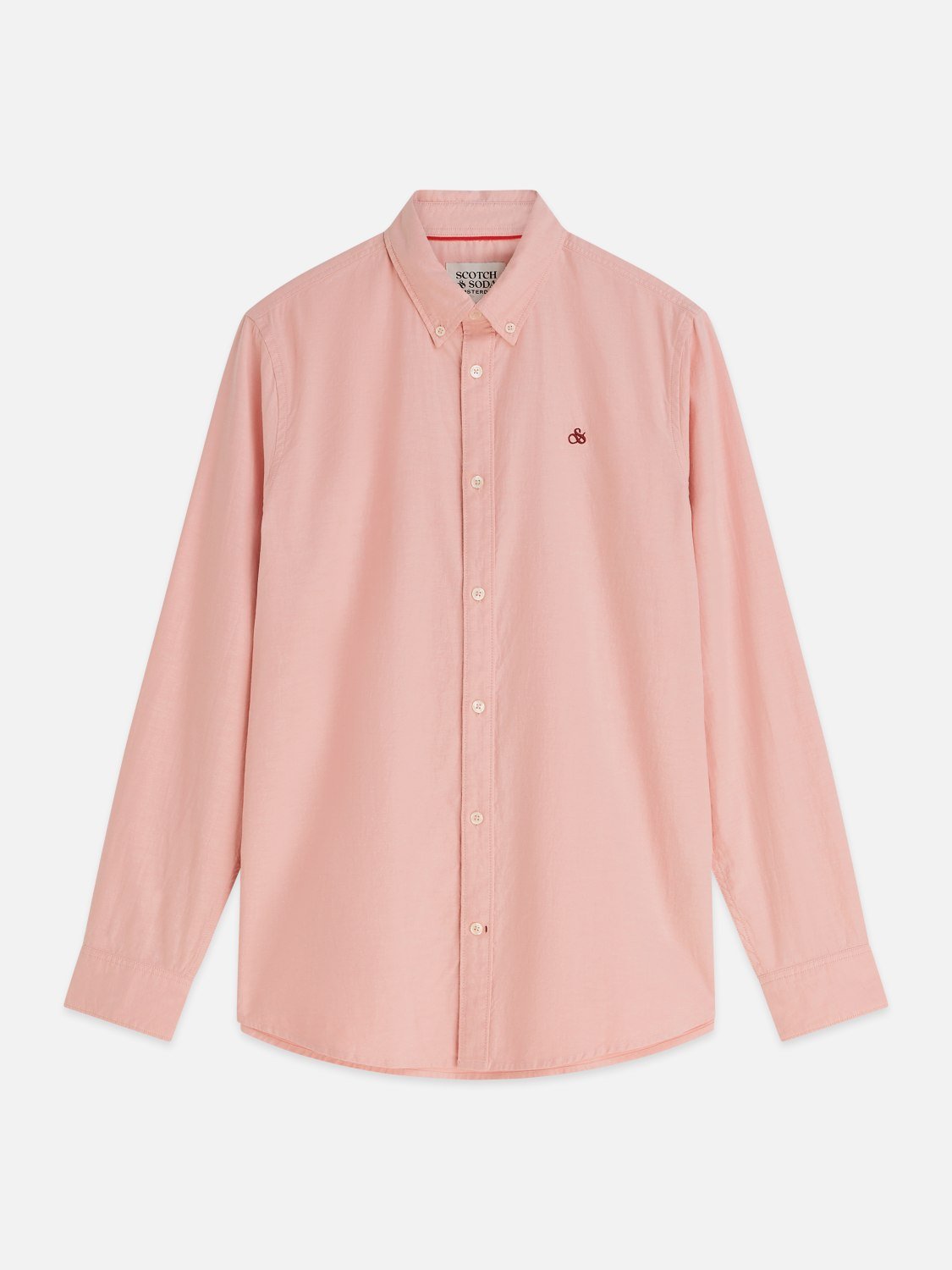 Seasonal Core Oxford Solid Regularfit Shirt - Scotch & Soda South Africa