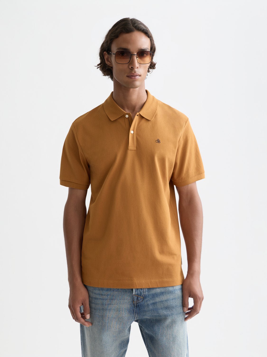 Seasonal Core Pique Chest Logo Polo - Scotch & Soda South Africa