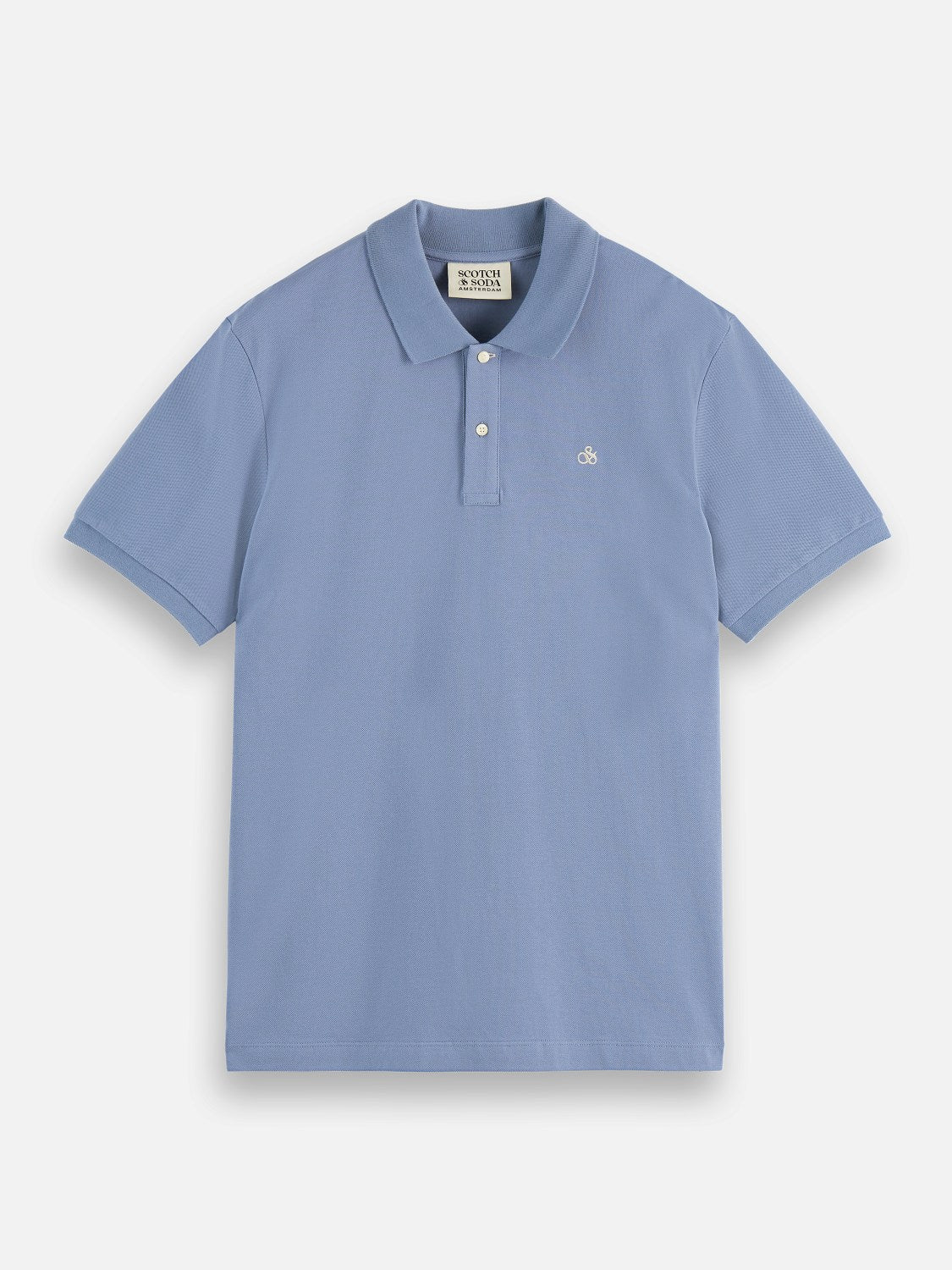Seasonal Core Pique Chest Logo Polo - Scotch & Soda South Africa