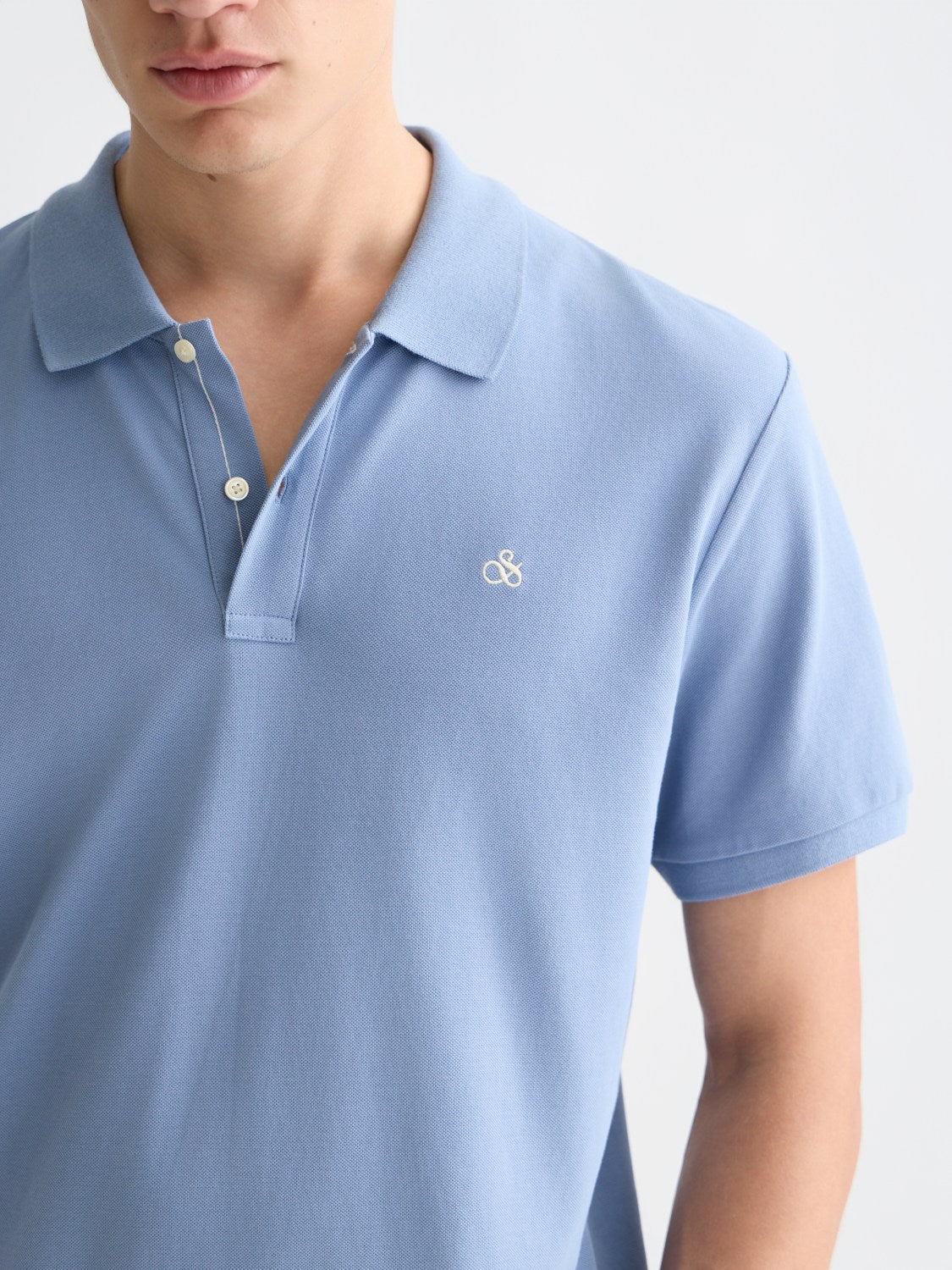 Seasonal Core Pique Chest Logo Polo - Scotch & Soda South Africa
