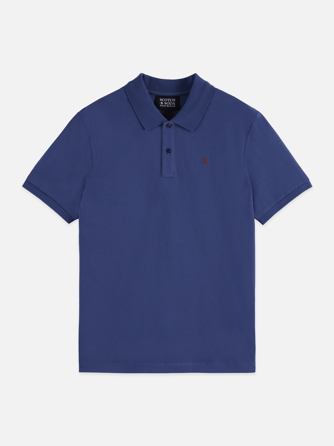 Seasonal Core Pique Chest Logo Polo - Scotch & Soda South Africa