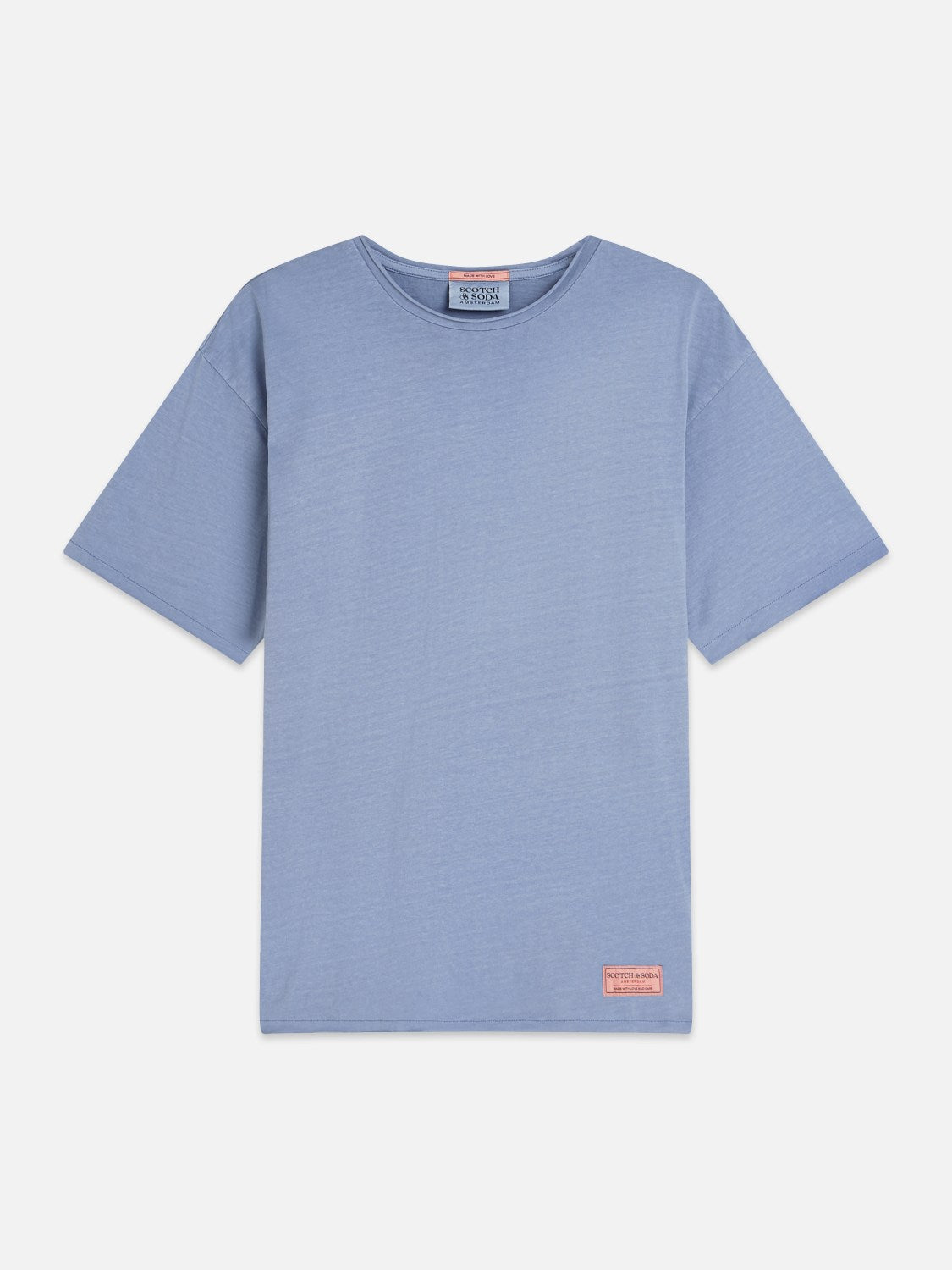Seasonal Core Rawedged Relaxedfit Garmentdyed Tshirt - Scotch & Soda South Africa