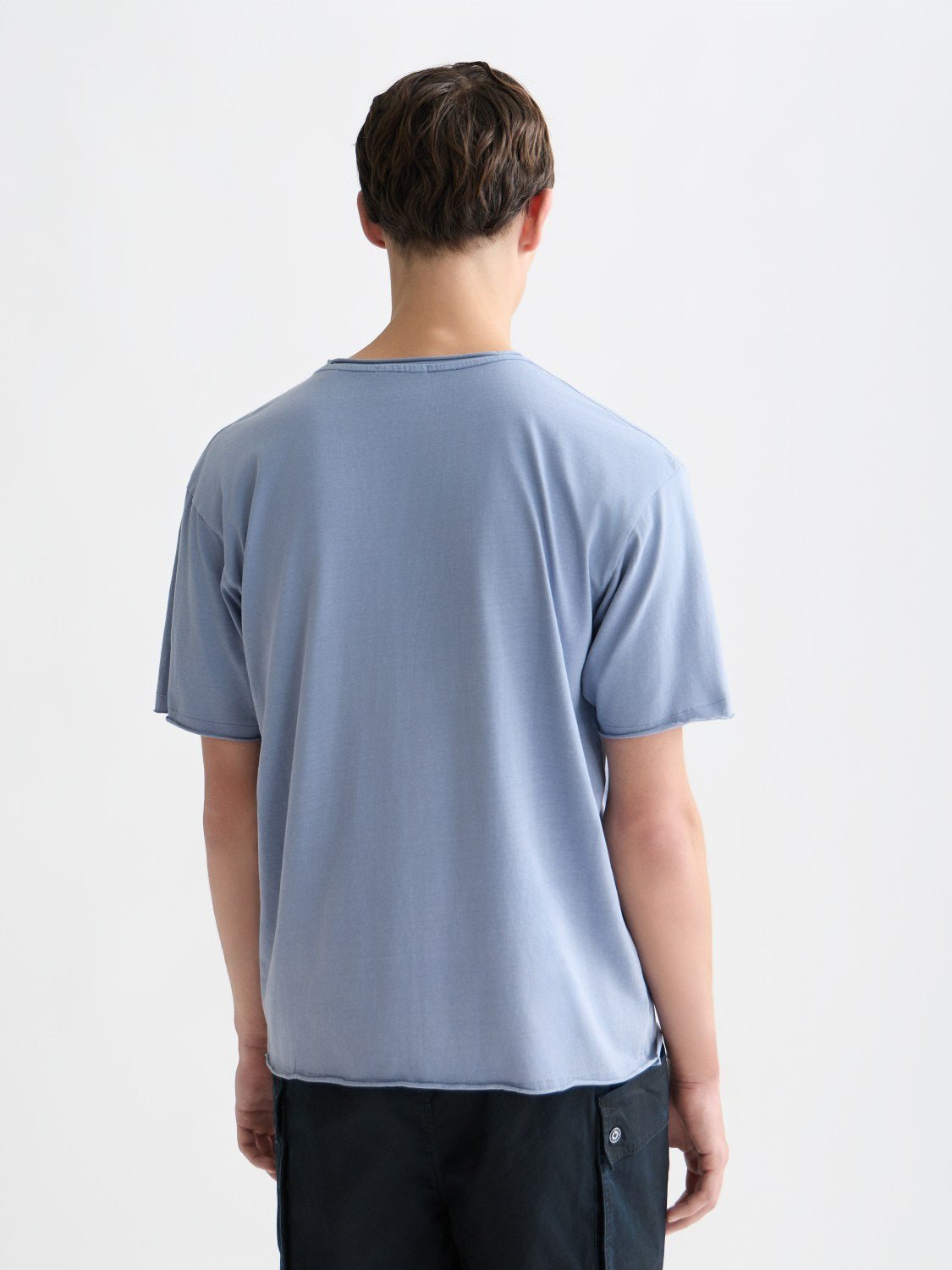 Seasonal Core Rawedged Relaxedfit Garmentdyed Tshirt - Scotch & Soda South Africa