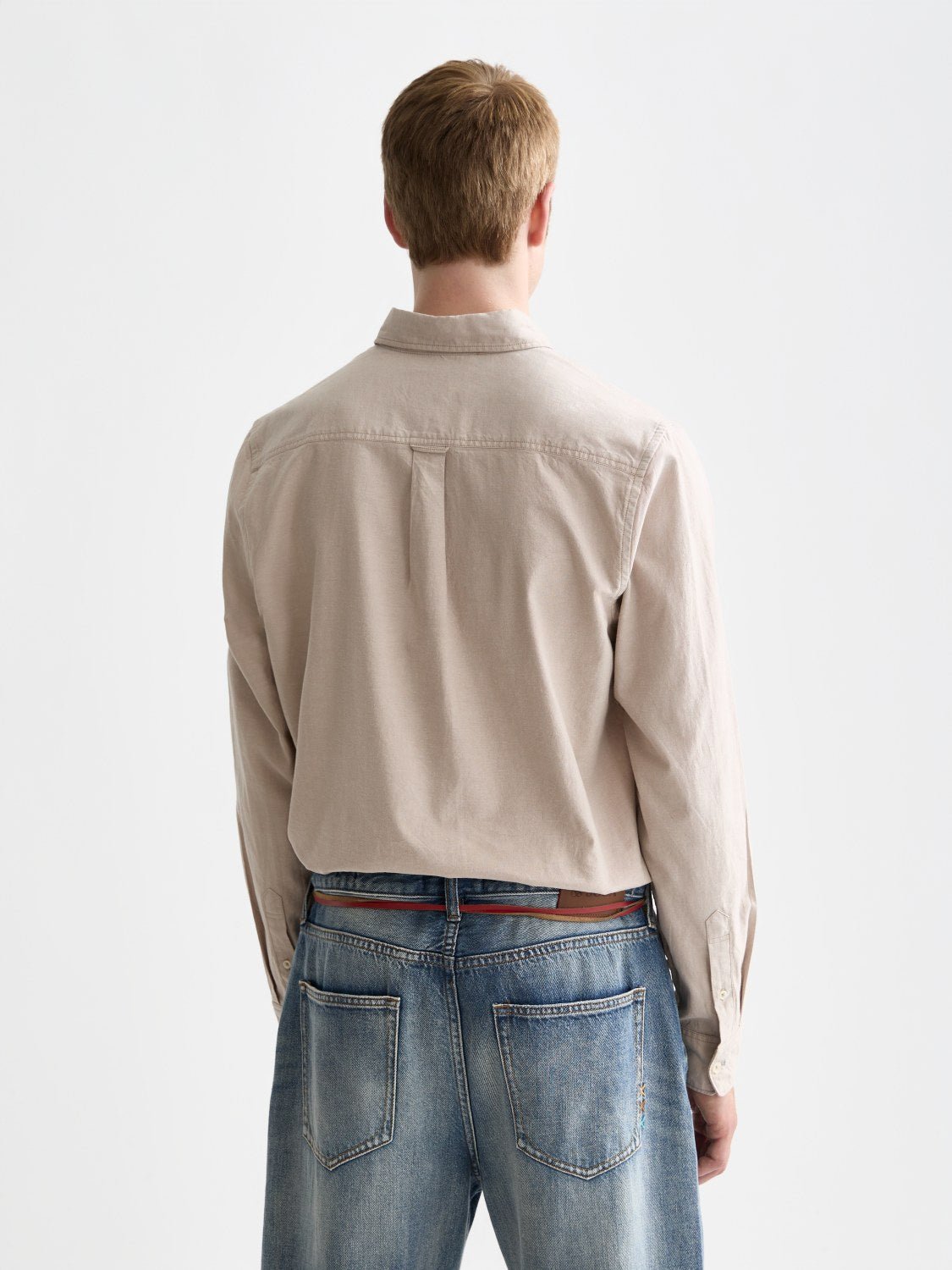 Seasonal Core Solid Oxford Regular-Fit Shirt - Scotch & Soda South Africa