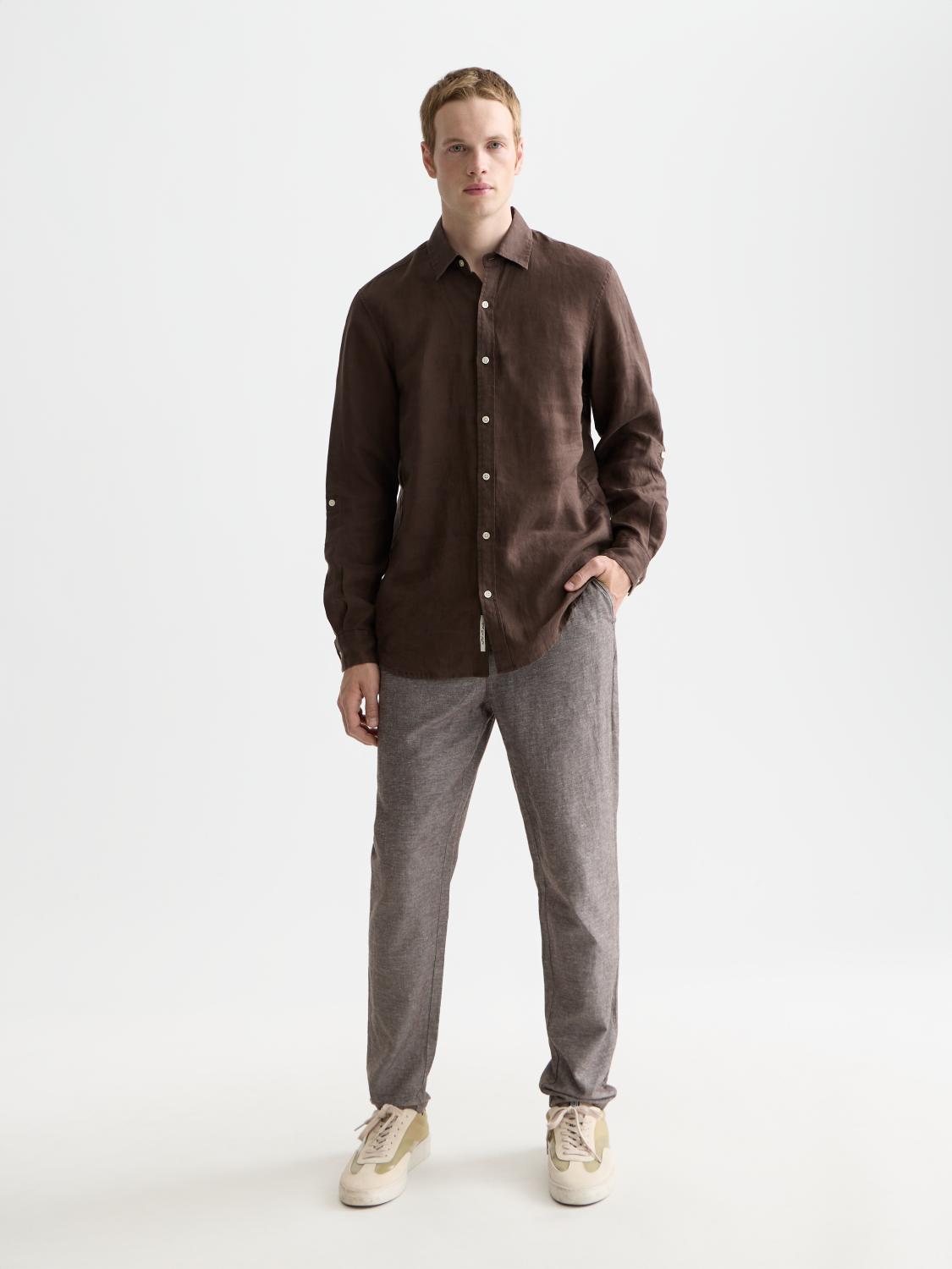 Seasonal Core Warren Cotton Linen Jogger - Scotch & Soda South Africa