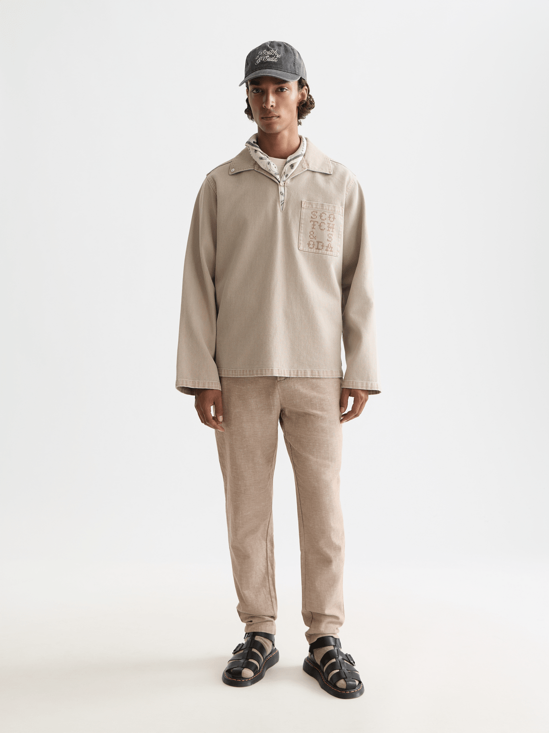 Seasonal Core Warren Cotton Linen Jogger - Scotch & Soda South Africa