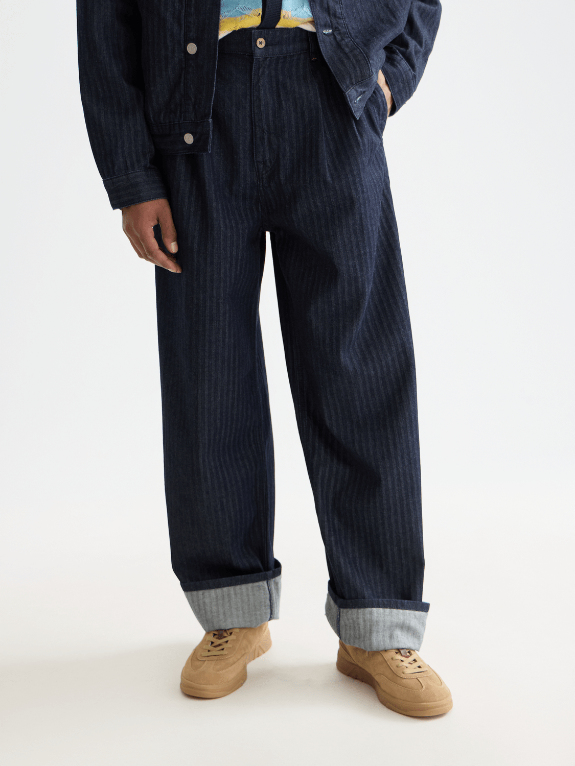 Seasonal Loose Fit Denim Chino - Scotch & Soda South Africa