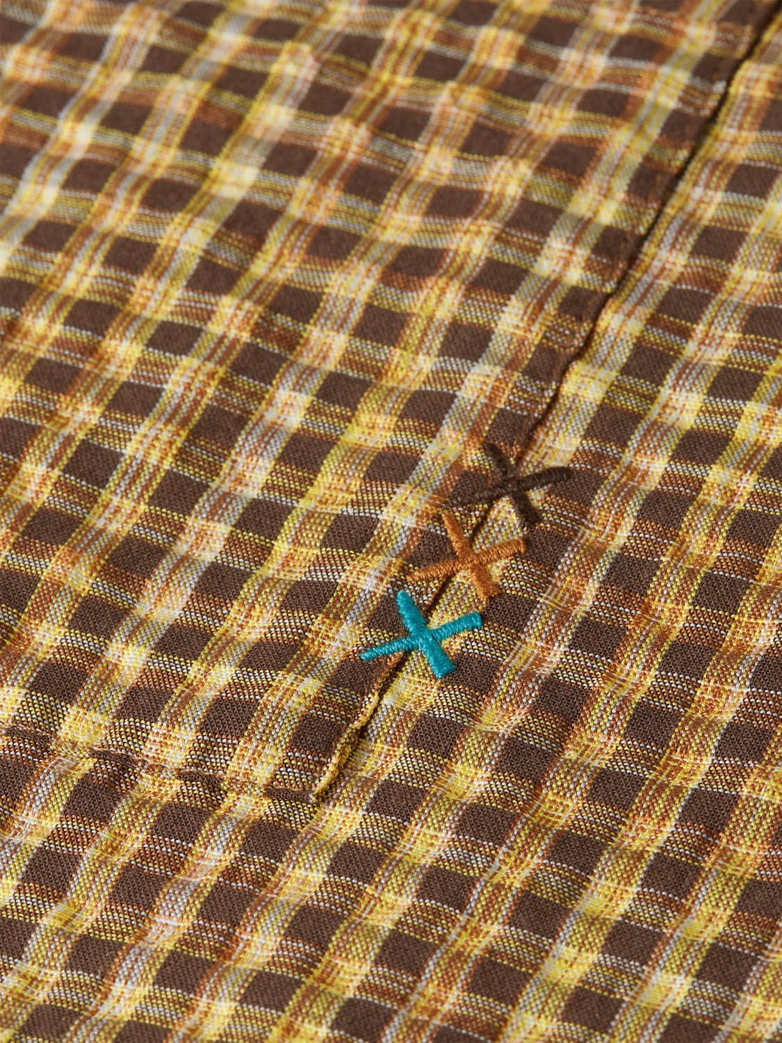 Seersucker Micro Check Relaxedfit Shirt - Scotch & Soda South Africa