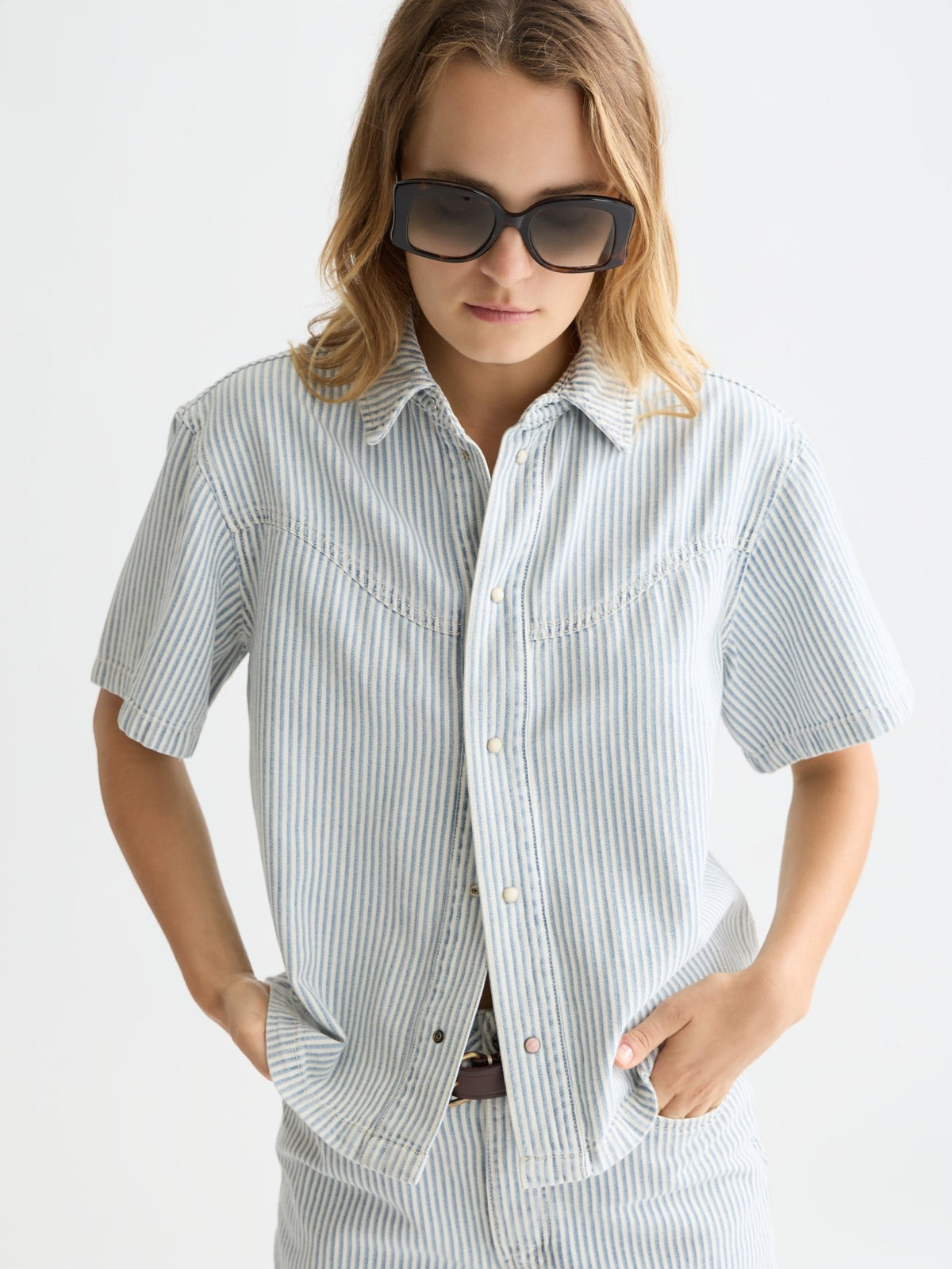 Short Sleeve Denim Shirt - Scotch & Soda South Africa