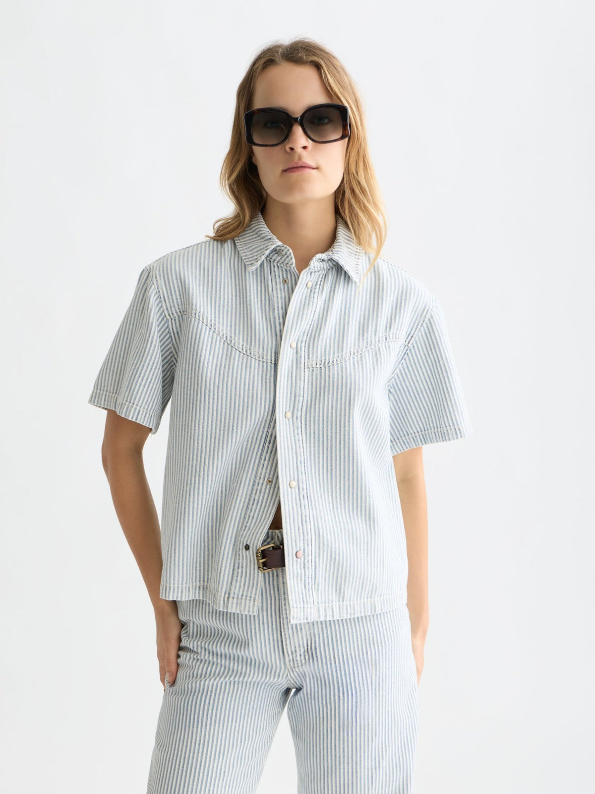 Short Sleeve Denim Shirt - Scotch & Soda South Africa