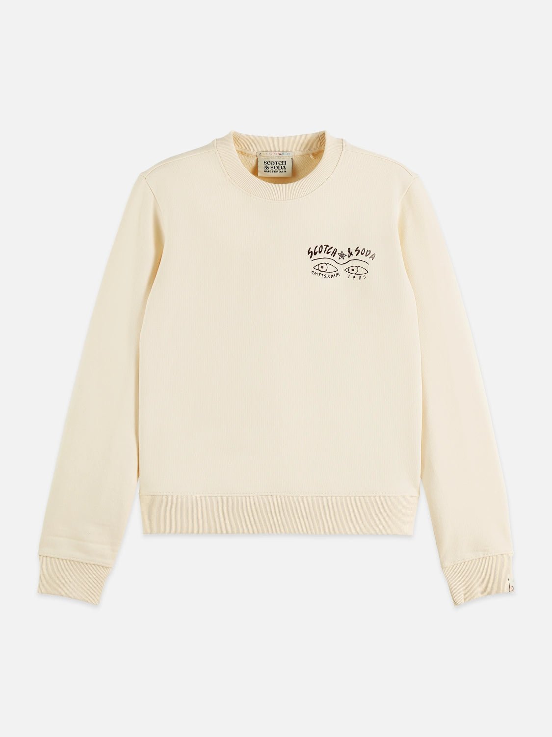 Small Artwork Regular Fit Sweatshirt - Scotch & Soda South Africa