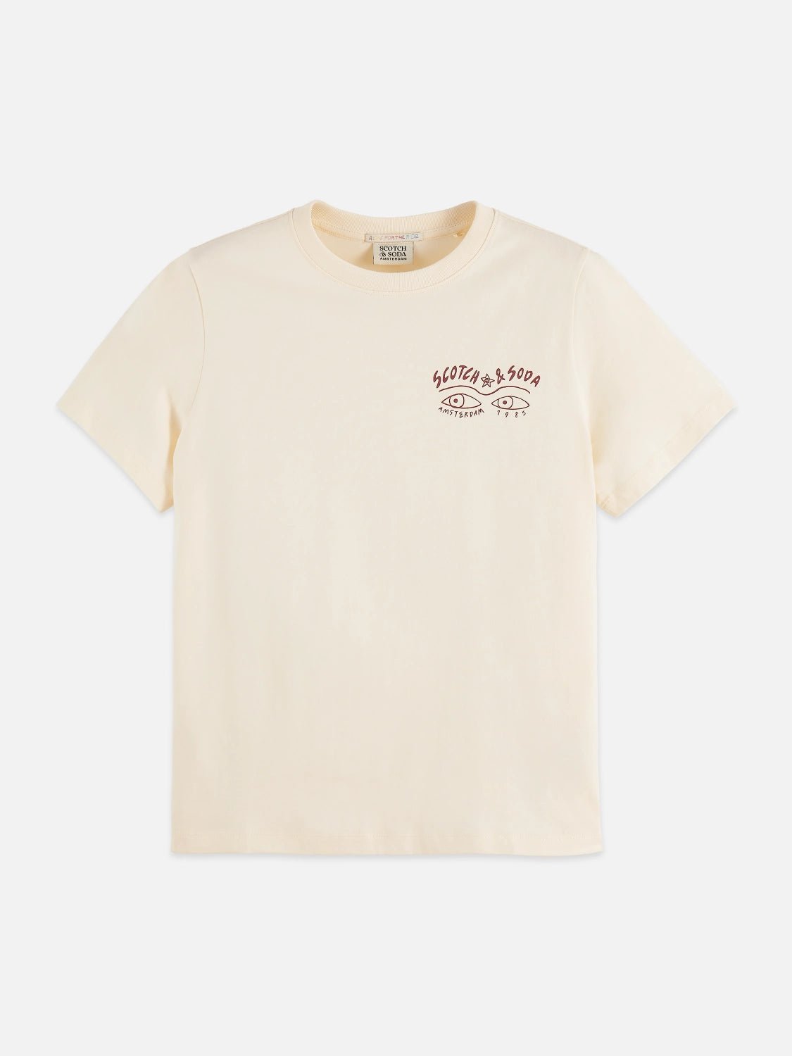 Small Chest Artwork Regular Fit T-Shirt - Scotch & Soda South Africa