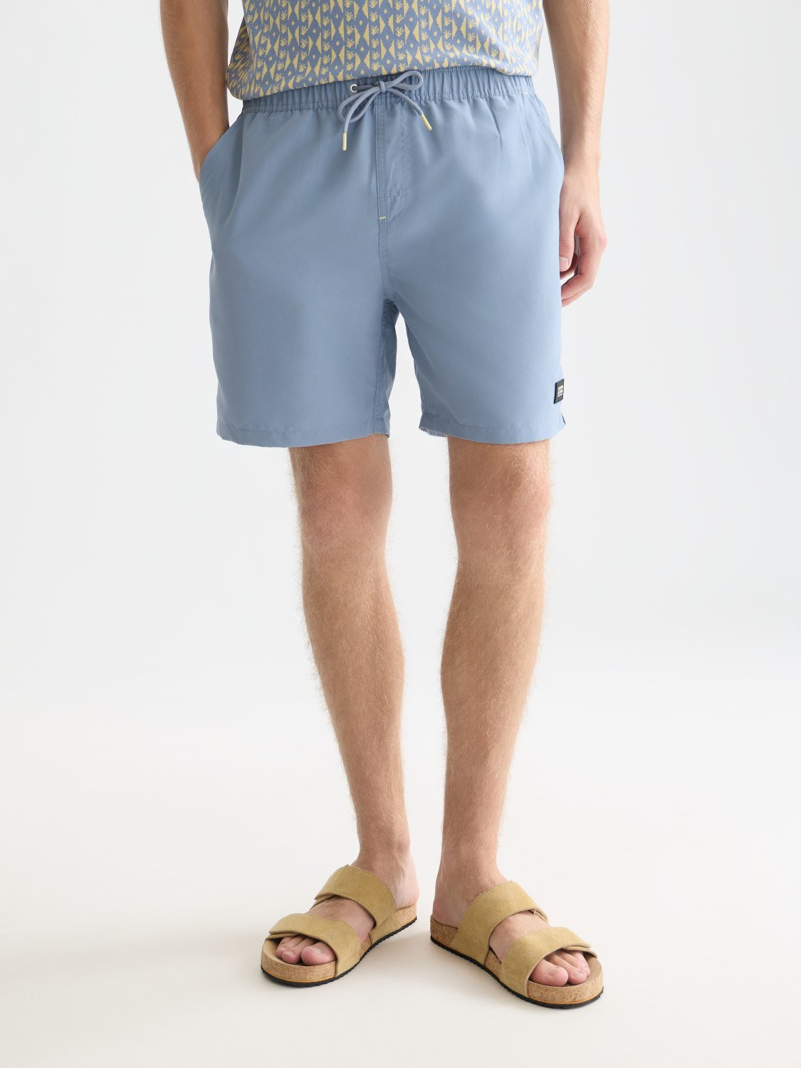 Solid Midlength Swim Shorts - Scotch & Soda South Africa