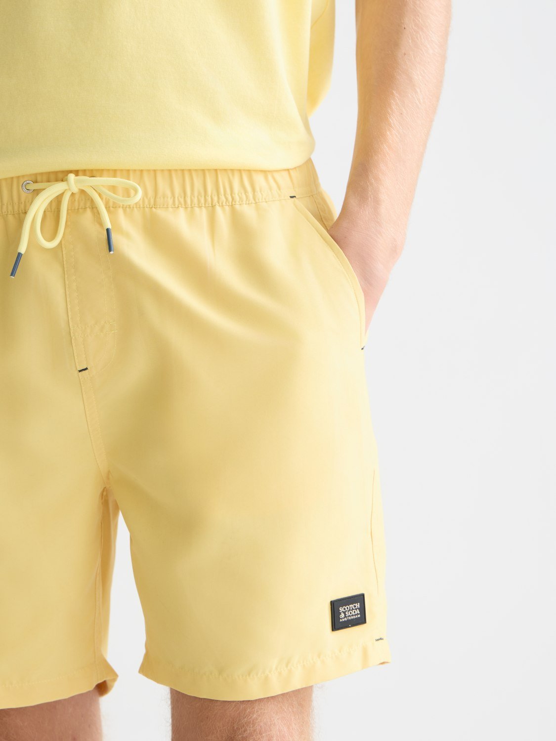 Solid Midlength Swim Shorts - Scotch & Soda South Africa