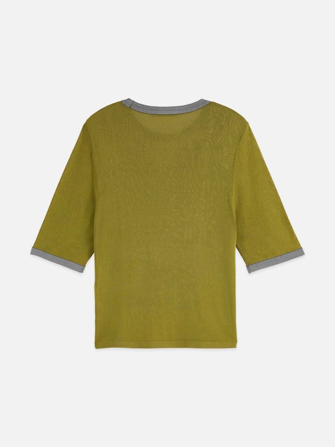 Stripe Trim Short Sleeve Pullover - Scotch & Soda South Africa