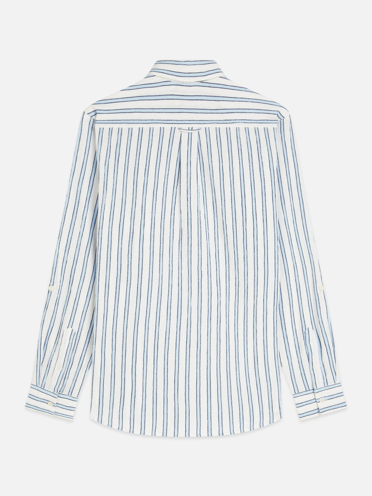 Striped Crinkle Structure Regular-Fit Shirt - Scotch & Soda South Africa