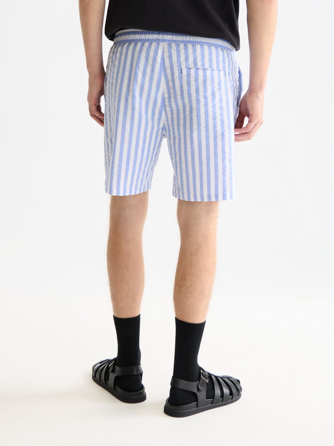 Striped Midlength Swim Shorts - Scotch & Soda South Africa