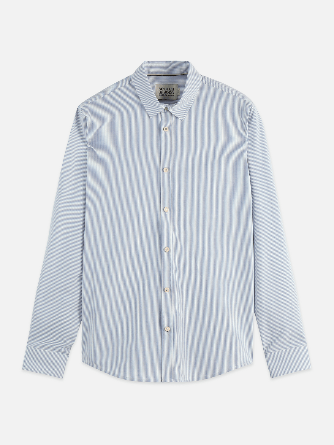 Striped Slim-Fit Poplin Shirt - Scotch & Soda South Africa