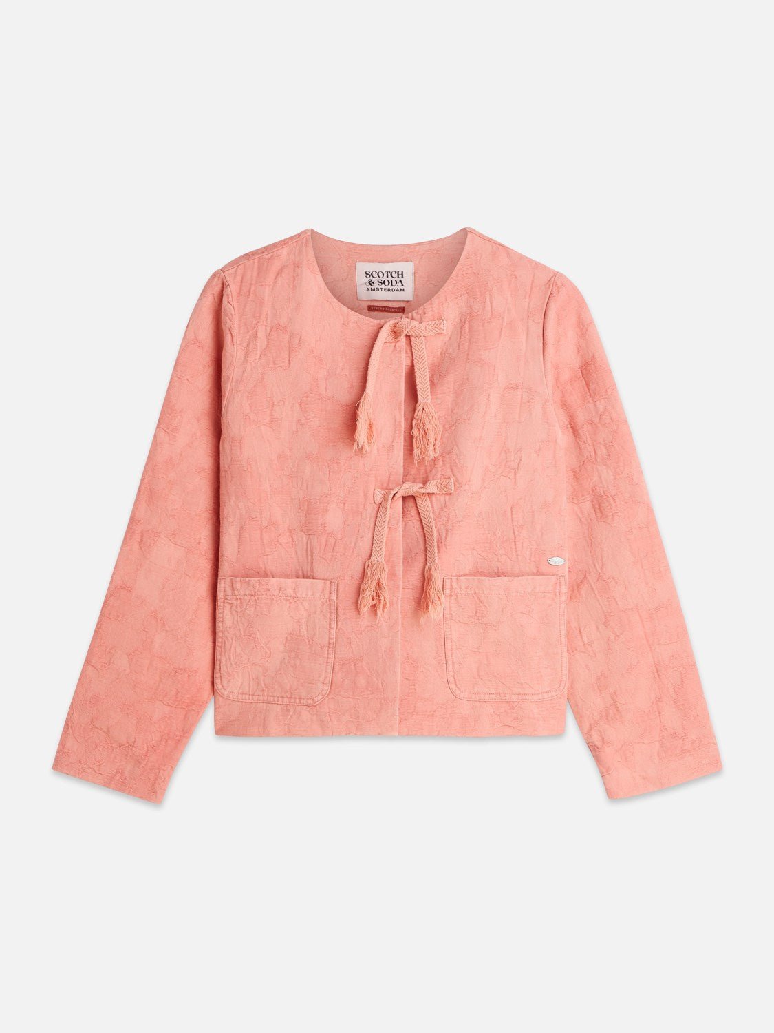 Structured Jacquard Blazer - Scotch & Soda South Africa