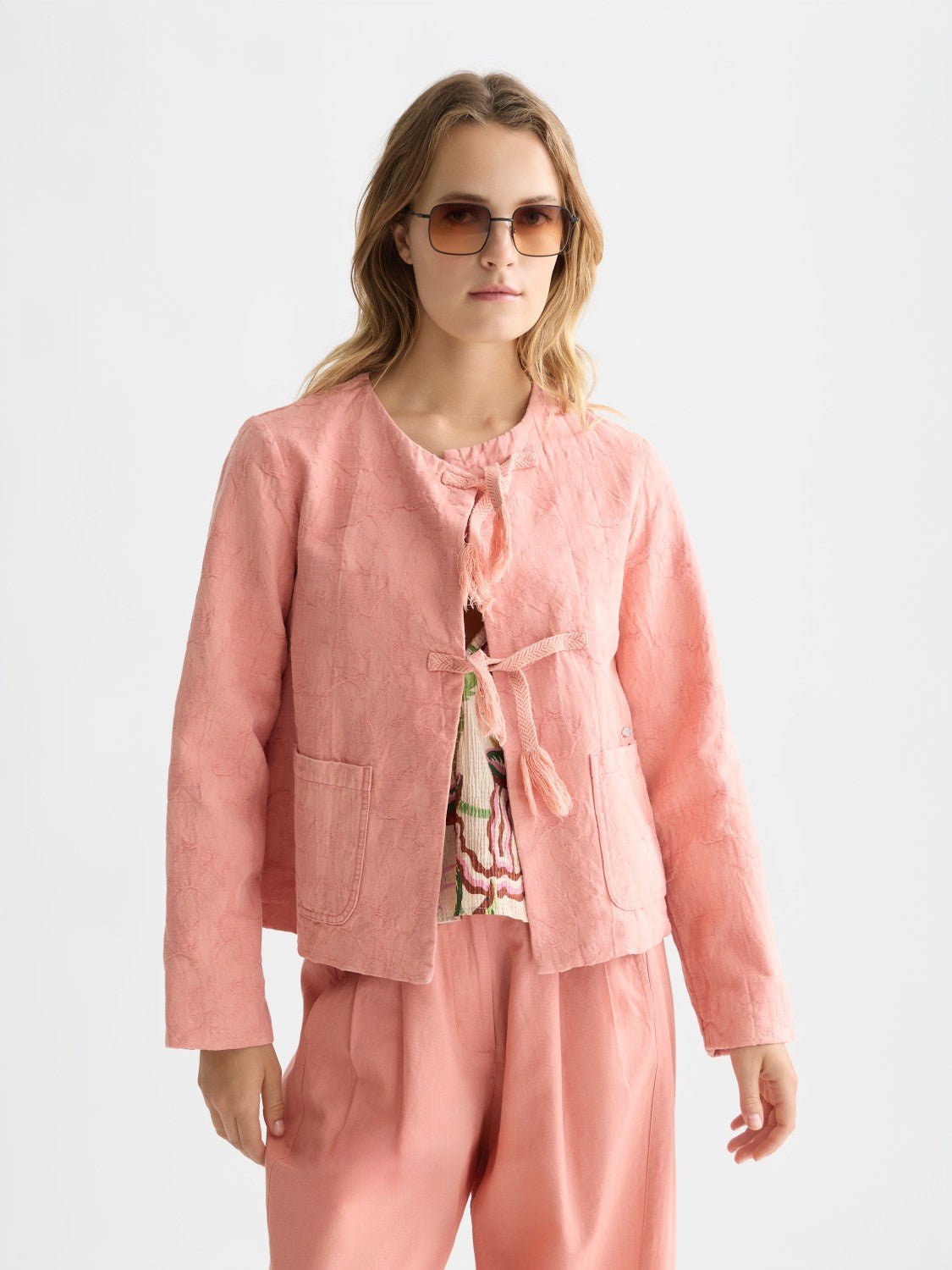 Structured Jacquard Blazer - Scotch & Soda South Africa