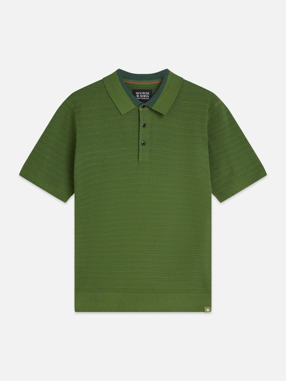 Structured Knitted Regularfit Polo - Scotch & Soda South Africa